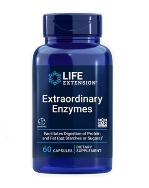 Extraordinary Enzymes 60 caps LIFE Extension