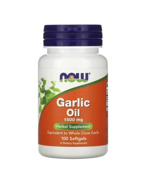 GARLIC OIL 1500mg 100 SGELS Now