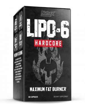 LIPO 6 HARDCORE 60 caplets NUTREX 