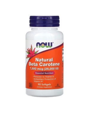 NATURAL  BETA CAROTENE 25000 90 SGELS Now