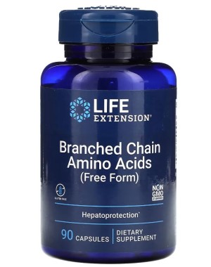 Branched Chain Amino Acids 90 capsules LIFE Extension