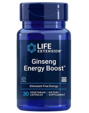 Ginseng Energy Boost 30 vegetarian capsules LIFE Extension