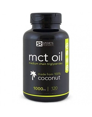 MCT OIL 120 Softgels SPORTS Research  
