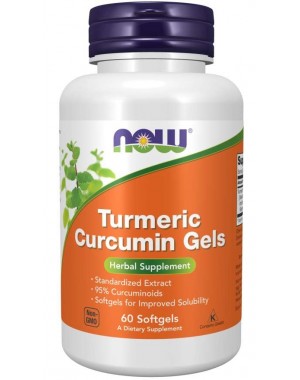 Turmeric Curcumin Gels 60  Softgels NOW 