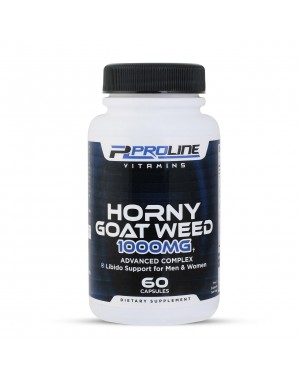 Horny Goat Weed 1000mg 60  Capsulas PLV Proline Vitamins