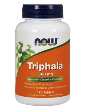 Triphala 500 mg  120 Tablets NOW