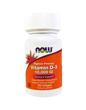 Vitamina D3 10.000 120 softgels NOW Foods