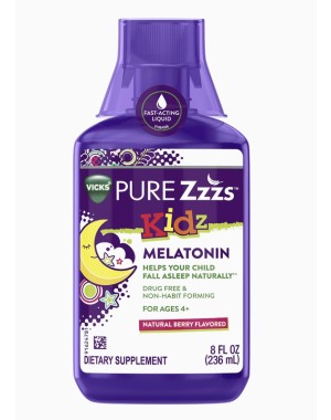 Melatonina líquida kids Vicks PURE Zzzs