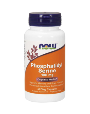 Phosphatidyl Serine 100mg 60 Veg Caps NOW Foods