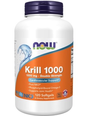 Krill, Double Strength 1000 mg 120 Softgels Now