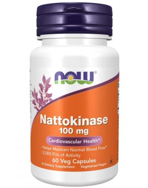 Nattokinase 100 mg 60  Veg Capsules NOW