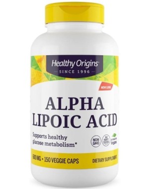 Alpha Lipoic Acid 600 mg 150 vcaps Healthy Origins