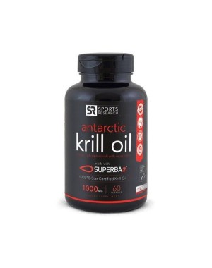 Krill Oil  Antarctic 1000mg  60 caps SPORTS Research 