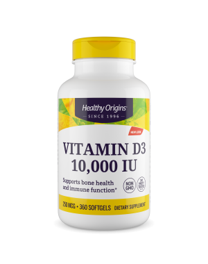 Vitamin D3 10.000 IU 360 softgels HEALTHY Origins
