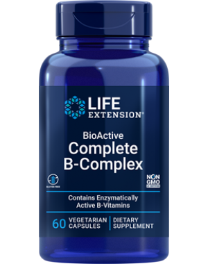 Complexo B - BioActive Complete B Complex 60 veg capsules Life Extension