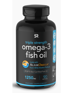 Omega 3 óleo de peixe Fish Oil 1250mg 90 softgels