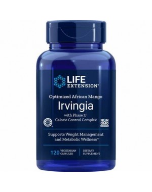Irvingia Optimized African Mango 120 vegeterian capsules LIFE Extension