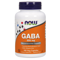 GABA 500mg 100 Veg Caps NOW Foods