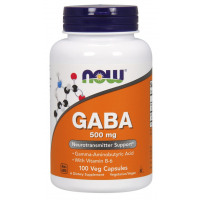 GABA 500mg 100 Veg Caps NOW Foods