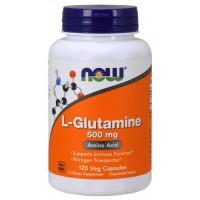 Glutamina 500 mg 120 Capsules NOW Foods