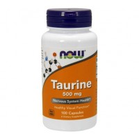 Taurina 500mg 100 capsules NOW Foods