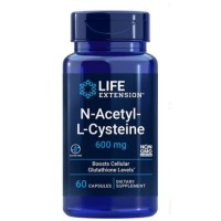 NAC N Acetyl L Cysteine 600mg 60caps LIFE Extension