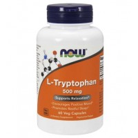 L Tryptophan 500 mg 60 Veg Capsules NOW Foods