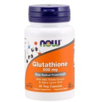 Glutathione 500 mg 30 Veg Capsules NOW Foods