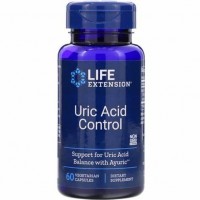 Uric Acid Control 60 Veg Capsulas LIFE Extension 