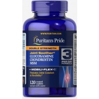 Glucosamina e Chondroitina Double Strength & MSM 120 caplets PURITANS