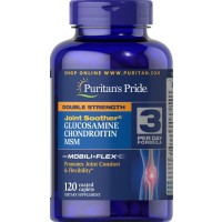 Glucosamina e Chondroitina Double Strength & MSM 120 caplets PURITANS