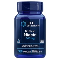 No Flush Niacina Inositol Hexanicotinate 640 mg 100 capsules LIFE Extension