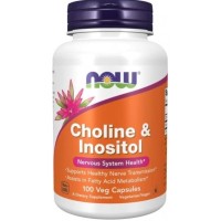 Choline e Inositol 500 mg 100 Veg Capsules NOW Foods