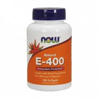 Vitamina E 400 IU 100 Softgels NOW Foods