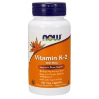 Vitamina K2 100 mcg 100 Veg Capsules NOW Foods