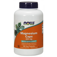 Magnesio Caps 400 mg 180 veg Capsules NOW Foods