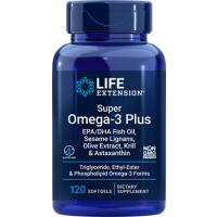  Super Omega 3 PLUS - EPA / DHA 120 caps LIFE Extension