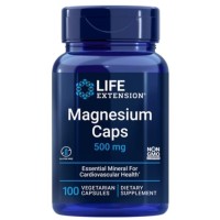 Magnésio Caps 500mg 100 veg caps LIFE Extension