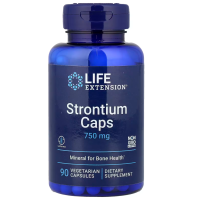 Strontium Caps 750 mg, 90 vegetarian capsules Life Extension