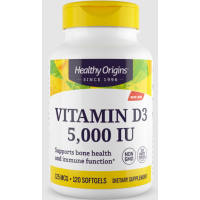 Vitamina D3 5.000IU 120 softgels HEALTHY Origins