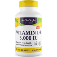 Vitamina D3 5000iu 360 softgels HEALTHY Origins