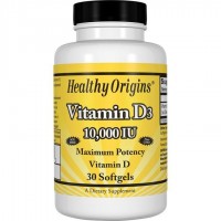 Vitamin D3 10.000 IU 30 softgels HEALTHY Origins