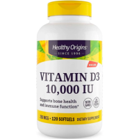 Vitamina D3 10.000 IU 120 Softgels HEALTHY Origins