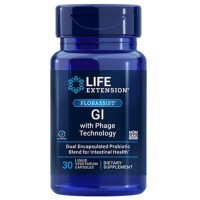 FLORASSIST GI with Phage Technology 30 veg caps LIFE Extension vencimento:08/2022