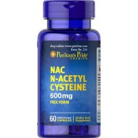 NAC 600 mg  N-Acetyl Cysteine 60 capsules PURITANS Pride