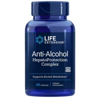 Anti Alcohol HepatoProtection Complex 60 veg Capsules LIFE Extension