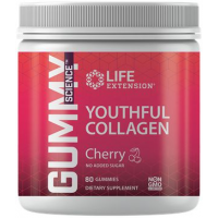 Colageno Youthful Sabor Cereja 80 gummies LIFE Extension vencimento 02/21