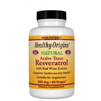 Resveratrol Natural 300mg 60vcaps HEALTHY Origins
