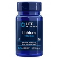 Lithium 1000mcg 100 vcaps LIFE Extension