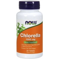 Chlorella 1000mg 60 tablets NOW Foods